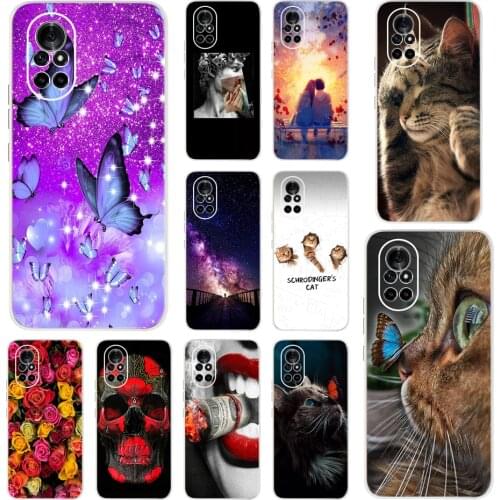 Printed Phone Case For Huawei Nova 8 5G Cases on Huawei Nova 8 Pro 5G Soft Silicone TPU Back Cover For Huawei Nova 8 SE Nova8