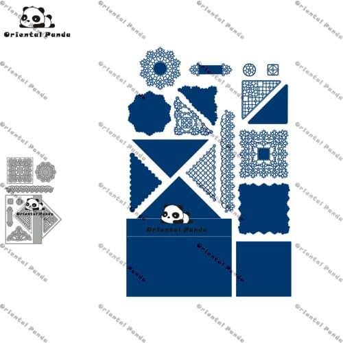 New Dies 2021 Camper Van Metal Triple Triangle Dies diy Dies photo album cutting die Scg new die for cuttinrapbook label dies