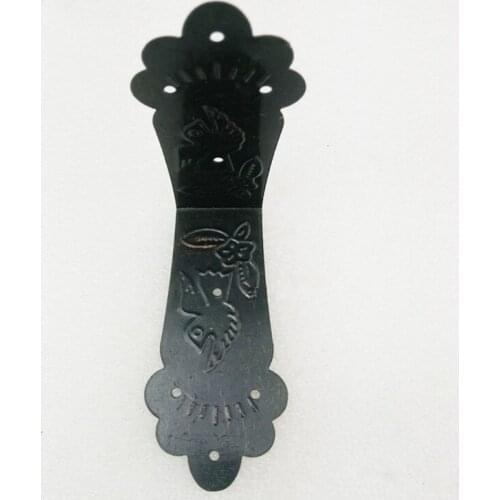 Bulk Antique Bronze Corner Decorative Protectors Jewelry Gift Box Wooden Case Decorative Feet Leg Corner Protector for Furniture