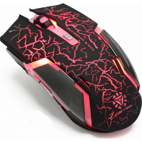Hongsund Rechargeable usb Wireless Mouse silent mute noiseless Optical Mouse Gaming mouse for Laptop Computer Mice