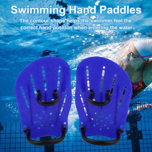 Swimming Hand Paddles Self-training Hand Boards Adjustable Hand Webbed Gloves Pad Fins Scuba Diving Equipment Swimming Tools