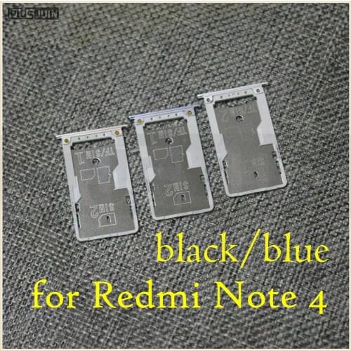 1pcs sim card slot tray for xiaomi Redmi note 4 MTK helio X20 version SIM Tray Sim Card Holder Slot redmi note4 sim card slot