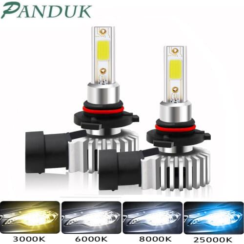 PANDUK 2pcs H4 LED H1 H3 H7 H11 H8 H9 H27 880 881 9005 HB3 9006 HB4 Led Headlight Bulbs 60W 12000LM Car Styling 6000K Fog Light