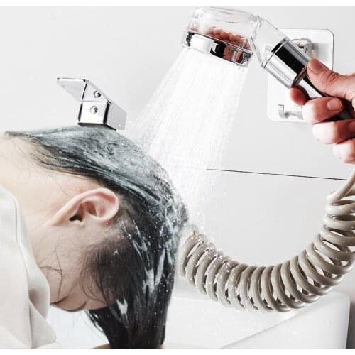 New Bathroom Faucet External Shower Handheld Sprayer Basin Faucet For Hair Washing Water Saving Flexible Tap Extension Kit