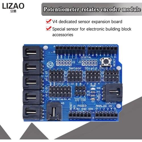 Smart Electronics for Arduino Sensor Shield V4.0 V4 Digital Analog Module Expansion Development Board