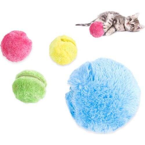 Magic New Solid Funny Roller Ball Toy Automatic Roller Ball magic ball Dog Cat Pet Toy