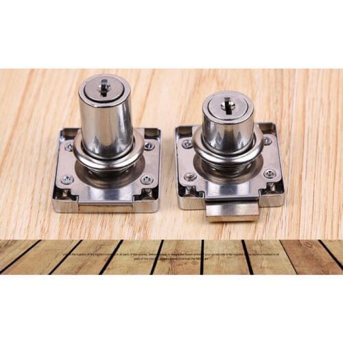Furniture Drawer Locks Office Lock Core 22mm/32mm Length Cabinet Desk Lock Home Hardware With 2 Keys
