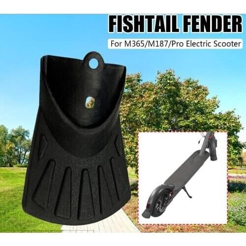 For Xiaomi M365/Pro Electric Scooter Parts Rubber Fender Front And Rear Fish Tail Fender Retaining Plate Modification Accessorie