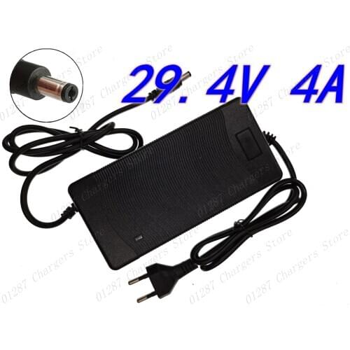 29.4V4A 29.4V 4A Li-ion battery charger For 25.2V 25.9V 7 series lithium li-ion battery pack for e-bike charger