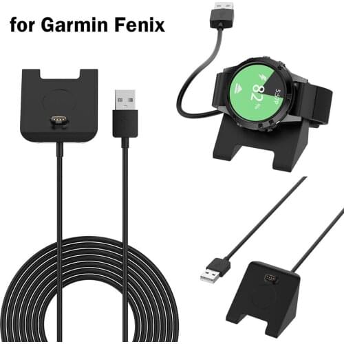 Charger Dock for Garmin Fenix 6/6S/6X Pro/5/5S/5X/5 Plus/5S Plus/5X Plus Replacement Charging Dock Stand Adapter with USB Cable