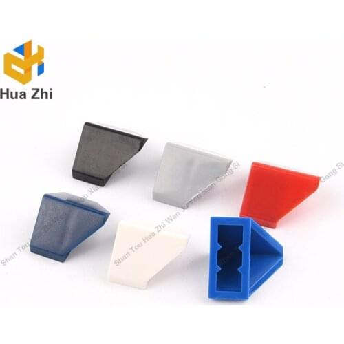 10PCS 3049 Slope 45° 2 x 1 Double / Inverted with Hollow BottomBuilding Blocks Parts MOC DIY Education Build Toys