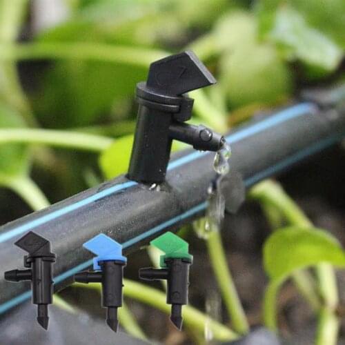 20pcs Saving Watering Irrigation Tool Kits Wide Flow Channel Water Dropper Engineering Plastics Mist Spray Emitters