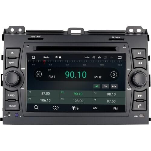 Android 10 car DVD player for Toyota Land Cruiser Prado 120 2002-2009/ Lexus GX470 dvd 3G dvr tape recorder stereo head units