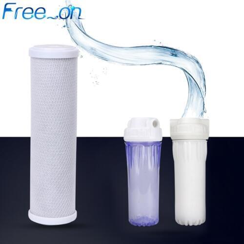 Activated Carbon Block Water Filter Cartridge RO CTO Water Cleaning Replacement