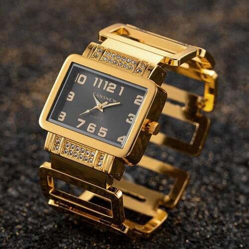 Gold Silver Fashion Women Bracelet Watch Ladies Crystal Clock Luxury Dress Quartz Wrist Watch for Women Relogio Feminino