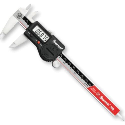 Starrett 798B Digital Caliper Stainless Steel, Inch/Metric, 0-6/8/12inch 150/200/300mm, +/-0.001" Accuracy,IP67 with data output