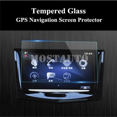 For Cadillac ATS Tempered Glass GPS Navigation Screen Protector 2013-2019 1pcs Car Accessories Interior Car Decor Car Trim