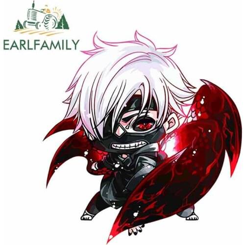 EARLFAMILY 13cm x 12cm for Anime Boy Motorcycle Car Bumper Window Stickers Vinyl Car Sticker DIY Repair Decals Waterproof