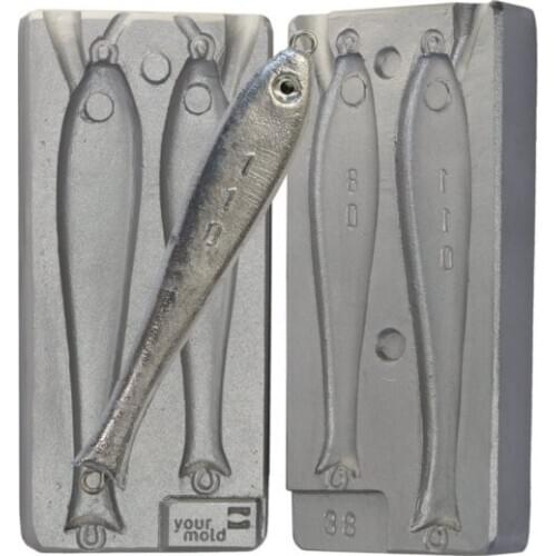 Fishing Sinke Mould mold Pilker gr.80-110 F 38 lead Fishing Sea Fishing Boat Fishing