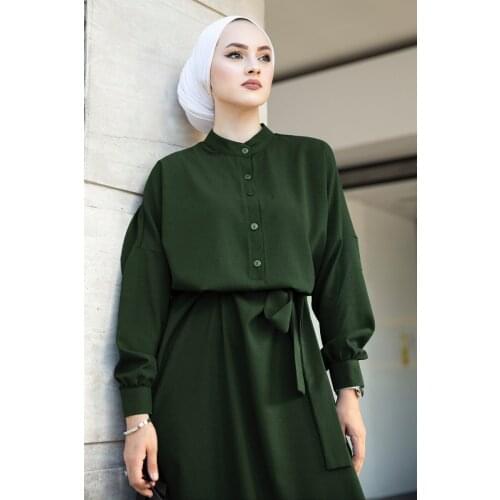 Summer Muslim Hijab Long Dress Maxi Dress Muslim Abaya Kaftan Caftan İslamic Clothing Long Sleeves Turkey Dubai Women Fashion