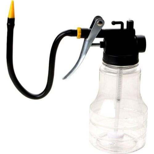 Oiler For Greasing Transparent Oil Can Lubrication High Pressure Pump Oiler Lubricating Oil Plastic Machine 250ml Grease Gun