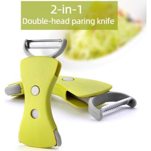 Multifunctional Cooking Tool Double Headed Vegetable Fruit Peeler Grater Zester Cutter Potato Peelers Slicer Kitchen Accessories