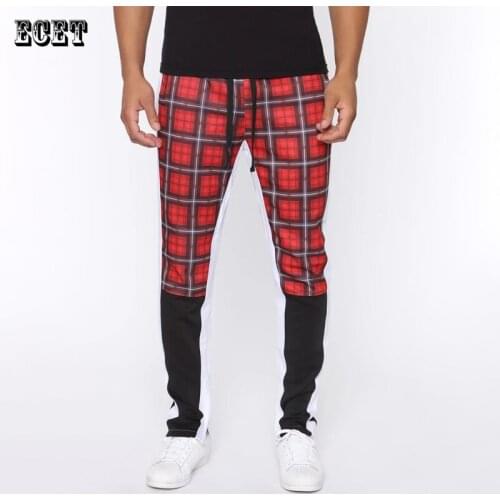 Mens Clothing Streetwear Trends Mens Trousers Outdoor Casual Pants Joggers Fashion Sports Pants Stitching Slim Pants