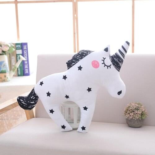 Soft Stuffed Animal Unicorn Plush Doll Toy Stuffed Horse Unicornio Doll Kids Girl Gift Room Decor Sofa Pillow Cushion Lover Gift
