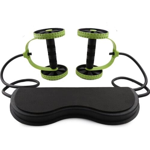 Roller Core Abdominal Muscle Trainer Multifunctional Home Gym Exercise Equipment Rally Two-wheel Shaping Thin Waist Belly