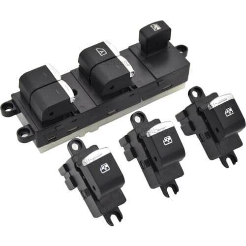 With Chrome 25401-EB30B 25401-JD00A For Nissan Navara D40 Qashqai Pathfinder · R51 2004-2016 Window Power Switch 25411-ED00B