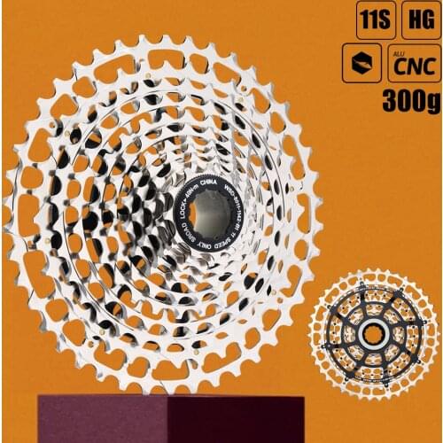 SROAD 11s Cassette 11-42T 11 speed Cassette CNC Bike Freeewheel fits Shimano Super Light CNC Made 299g