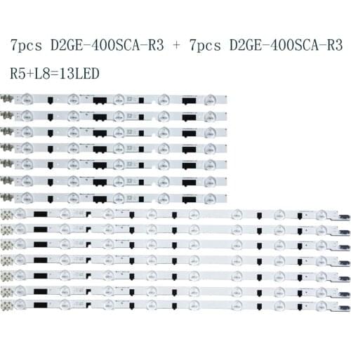 Tira Retroiluminacao LED lampada Para SamSung 40 13 "TV D2GE-400SCA-R3 UA40F5500 2013SVS40F UE40F6400 D2GE-400SCB-R3 UE40F5000 U