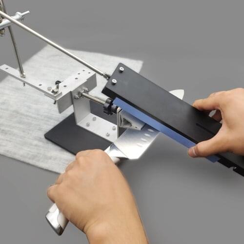 Knife Sharpener Professional Diamond Sharpening Stone Knife Sharpener Fixed Desktop Kitchen Grinder Knife Sharpening