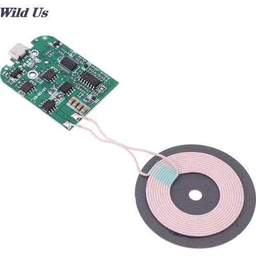 1pc universal Portable 15W Qi Fast Charging Wireless Charger PCBA DIY standard Accessories transmitter module coil circuit board