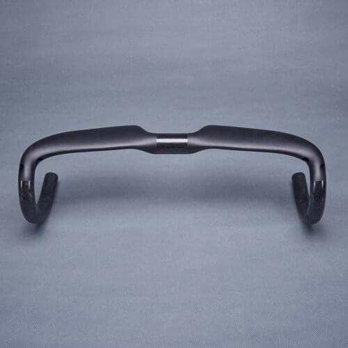 Bicycle UD Carbon Handlebar Drop Bar Road Bike Racing 31.8*400/420/440mm Drop 130mm Reach 80mm