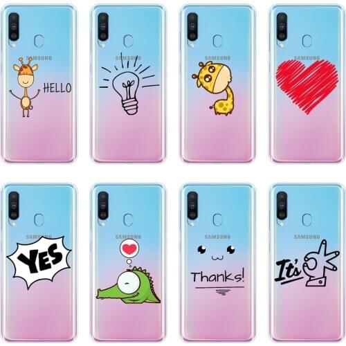 Heart Giraffe Funny Phone Case For Samsung Galaxy M10 M20 M30 M40 Silicone Back Cover For Samsung Galaxy M40 M30 M20 M10 Case