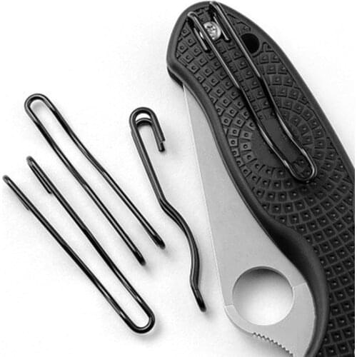 Hot Sale New Fashion 1Pc Knife Accessories Light Weight Stainless Steel Wire Pocket Clip Make Knives Parts & Accessories
