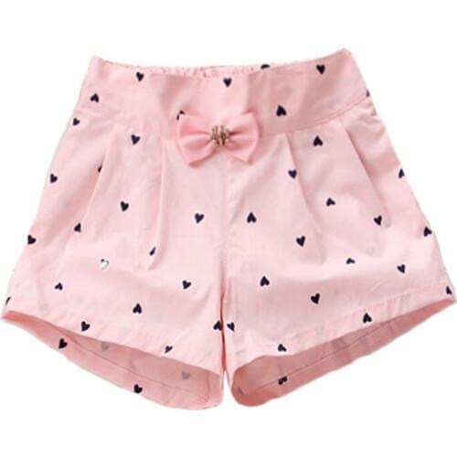 2019 Girls Shorts Summer Childrens Shorts For Kids Cartoon Half Pants Hot Three-point Trousers Casual Scanties Beach Shorts
