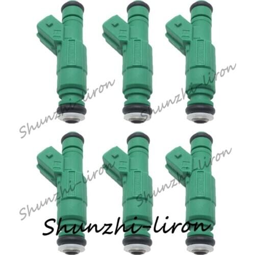 6pcs fuel injector nozzle fit for COMMODORE 6CYL 3.8L 1997-2004; STATESMAN 6CYL 3.8L 1997-2003 0280155777