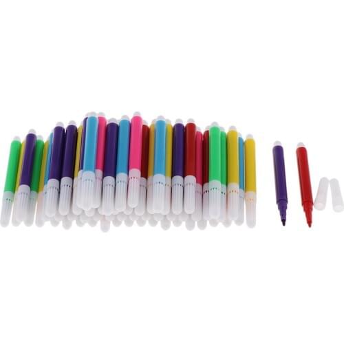 60X Paint Marker Pens - 60 Colors for Card Making, DIY Craft, Scrapbook Crafts, Rock Painting. Medium Tip Oil Based Quick Dry