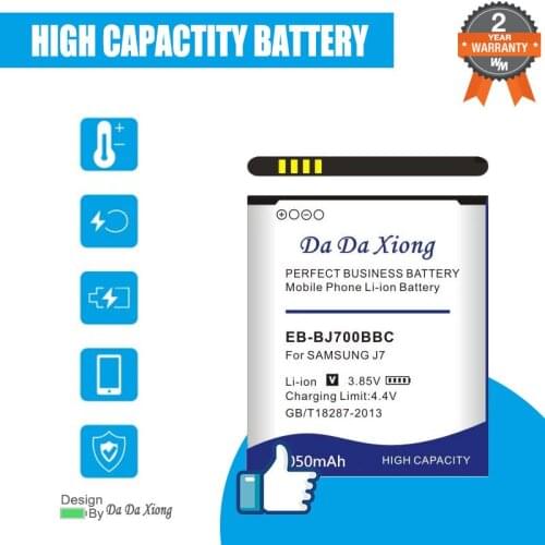 EB-BJ700BBC Battery for Samsung GALAXY J7 J7008 J7009 J700F SM-J7008 J7000 J700 ON7 G6000 Replacement phone battery 4400mAh