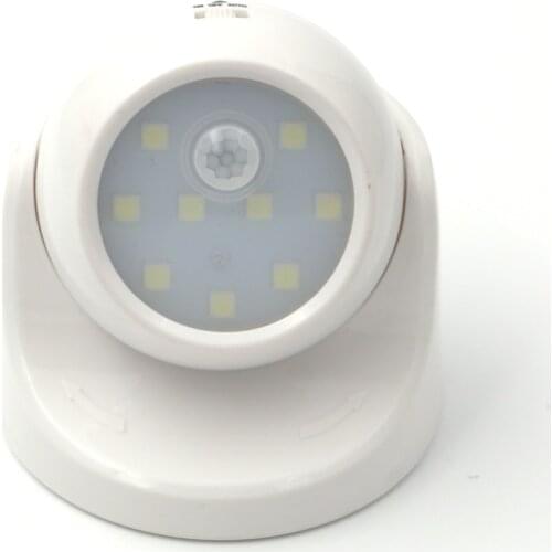 High Quality 9 LED Wireless Infrared PIR Auto Sensor Motion Detector Battery Powered Door Wall Light Lamp,Use AAA
