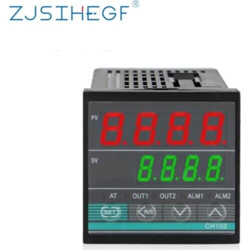 CH102 48*48 PID Digital Industrial Temperature Controller Oven Thermostat 220V ALL Input Relay and SSR Output