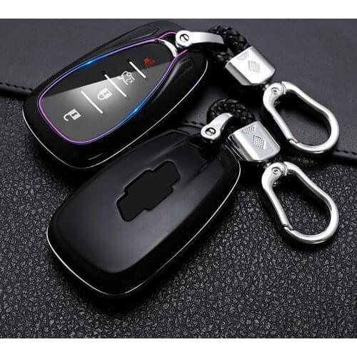 ABS Car Key Case Cover for Chevrolet Chevy Malibu Camaro Cruze Traverse Spark Equinox Sonic Volt Bolt Smart Key Protective Shell