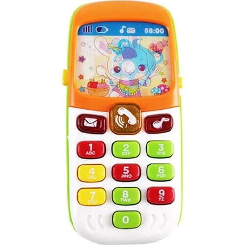 Electronic Toy Phone Kid Mobile Phone Cellphone Telephone Educational Learning Toys Music Baby Infant Phone Best Gift For Kid