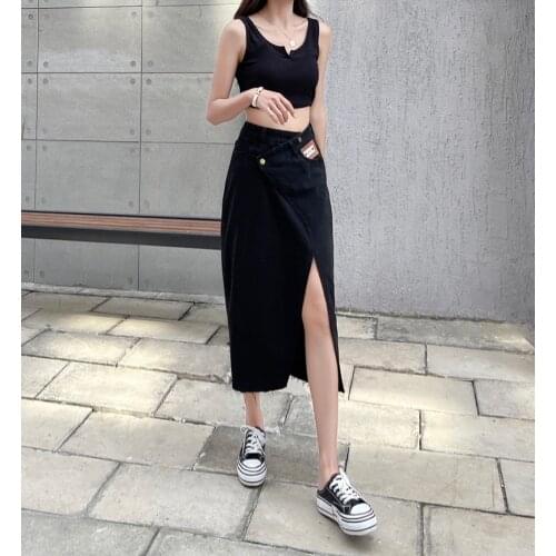 Женские юбки миди GUUZYUVIZ China At AliExpress