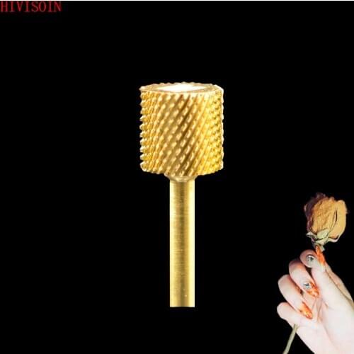 HIVISOIN-5pcs- Carbide Nail Drill Bit - 4-Week Backfill Bit - (60060020) Gold