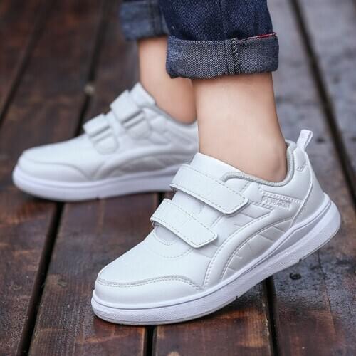 2020 New Kids Sneakers Leather Girls Boys Sports Running Shoes Waterproof Fashion Children Casual Trainers Shoes Tenis Infantil