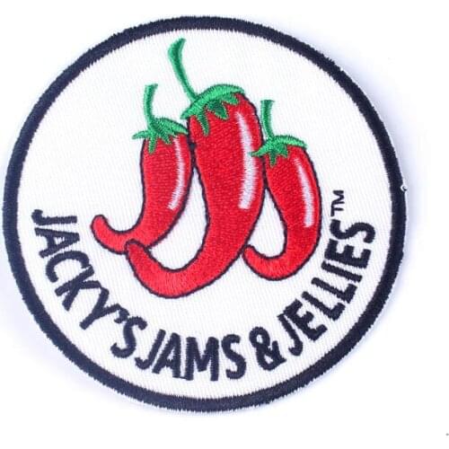 Cartoon Round Patch Embroidered Patches Iron on Patches for Clothing Stickers Stripes For Clothes Clothing Jacket Jeans DIY