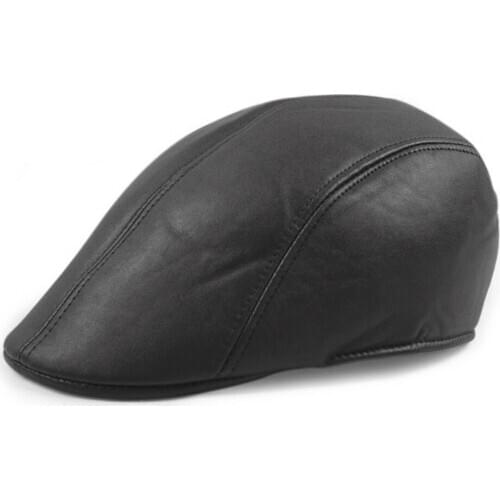 Men Casual Peaked Hats Visors Casquette Vintage Leather Flat Ivy Caps Newsboy Gatsby Bonnet Cabbie Biker Beret Hats Caps Visors